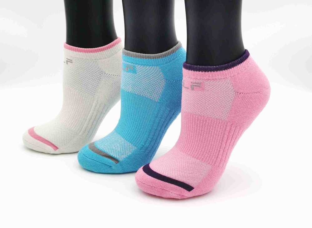 彩色繽紛氣墊襪